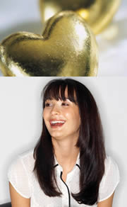 Gold Heart and Woman